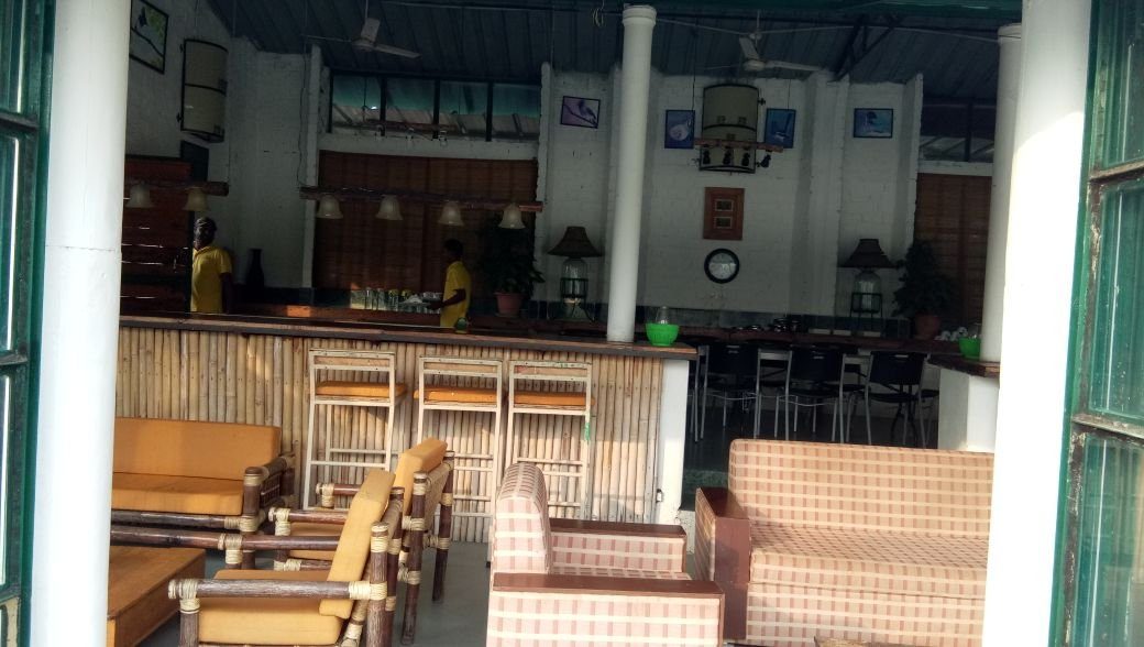 The dining room at Ratapani Range Retreat, laid for a home-cooked meal