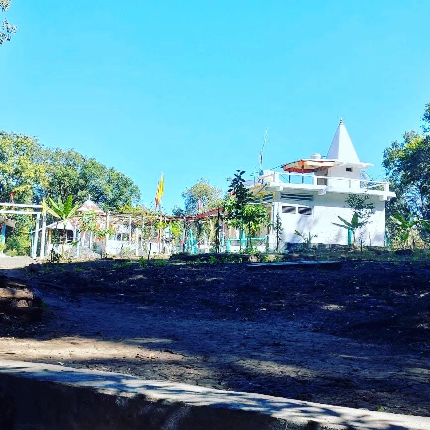 Villa terrace overlooking the forest at Ratapani Range Retreat